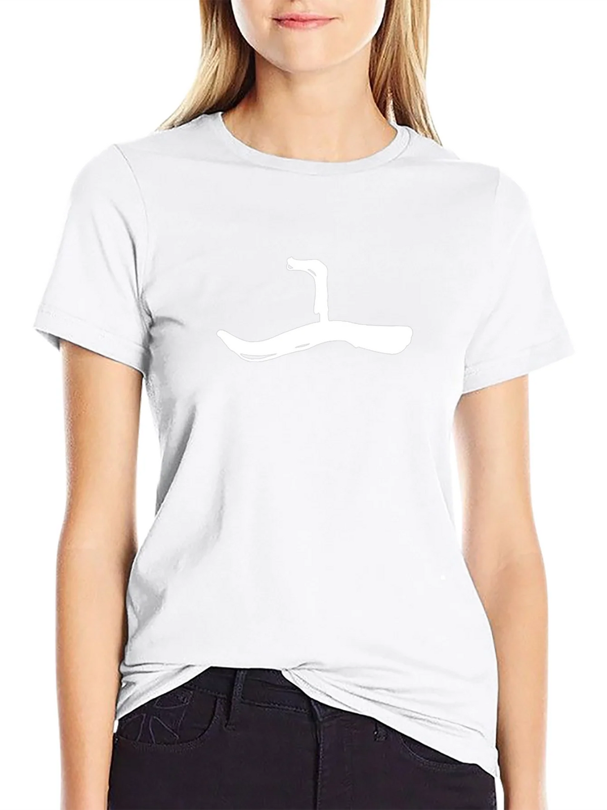 Abstract Graphic Print Black Casual Tee product image 11