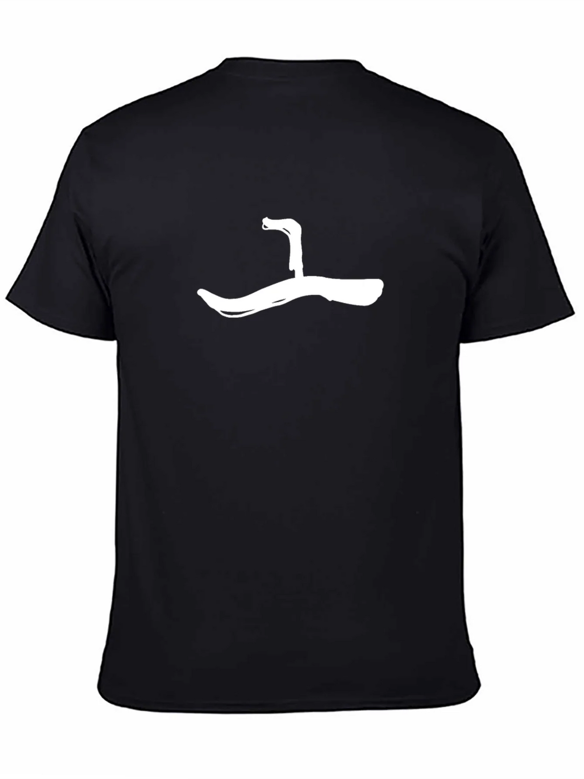 Abstract Graphic Print Black Casual Tee product image 7