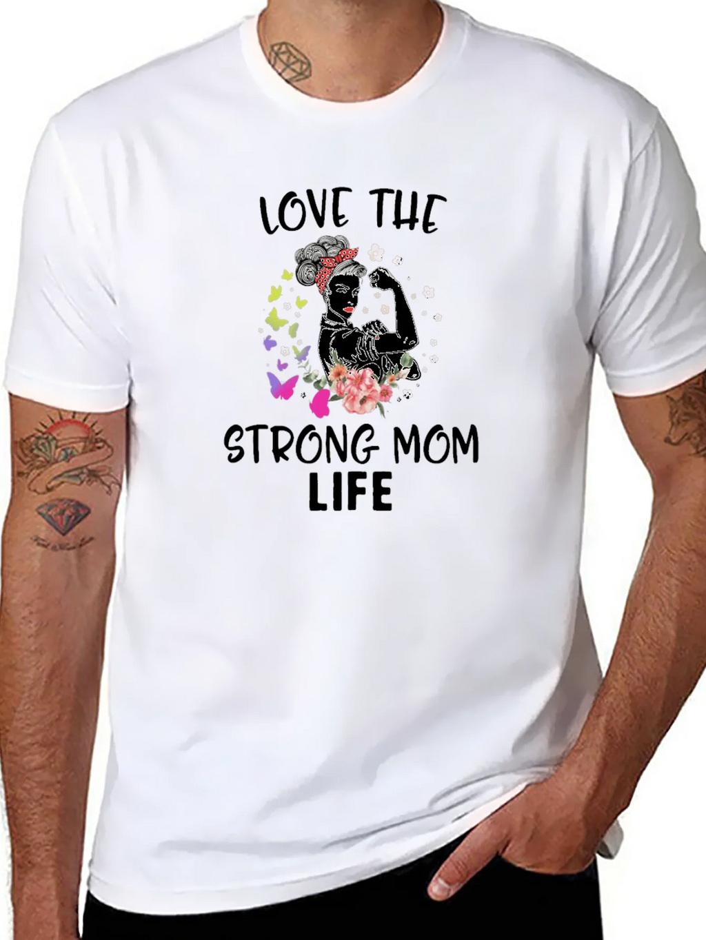 Love The Strong Mom Life T-Shirt product image 10