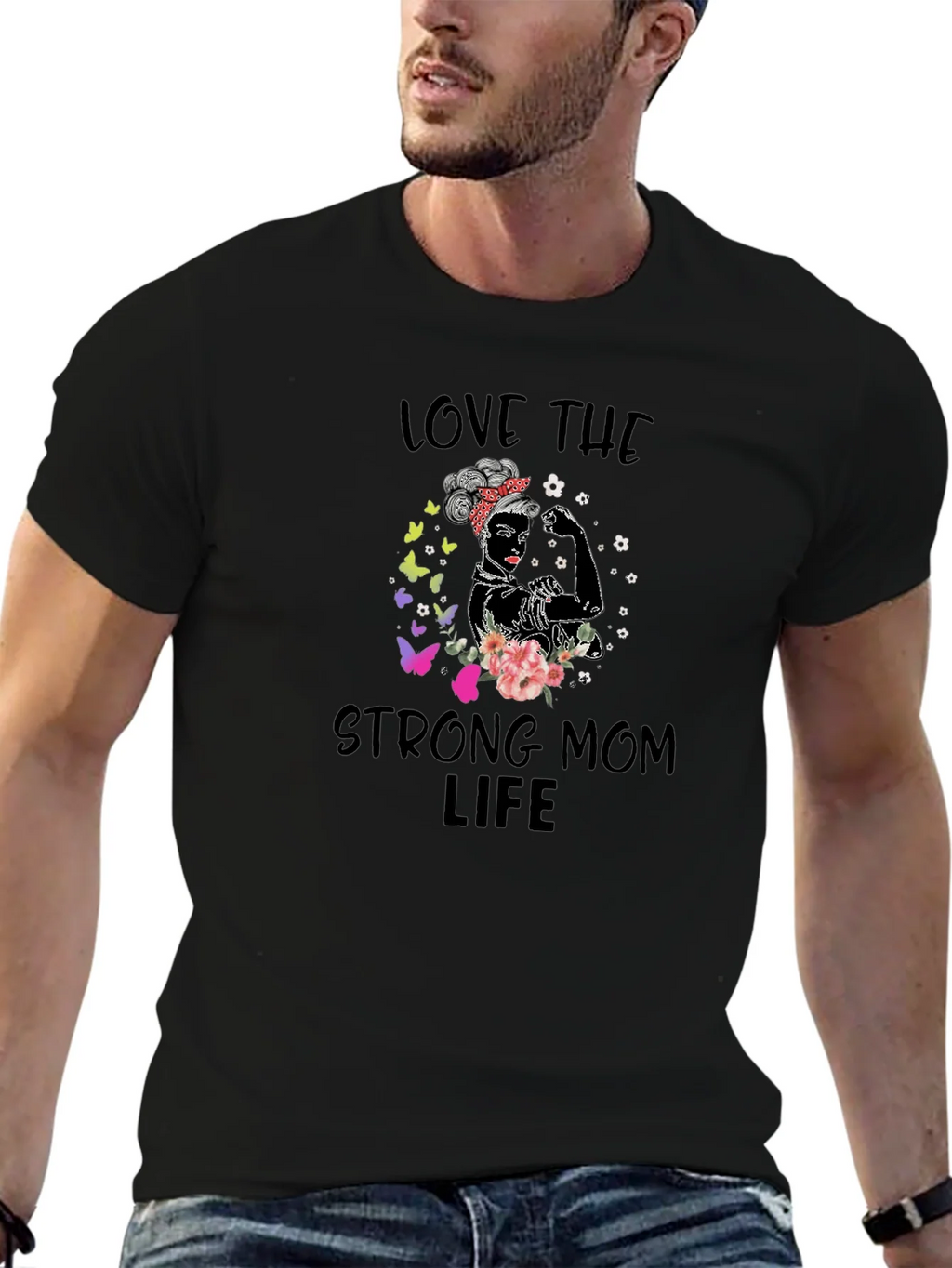 Love The Strong Mom Life T-Shirt product image 9
