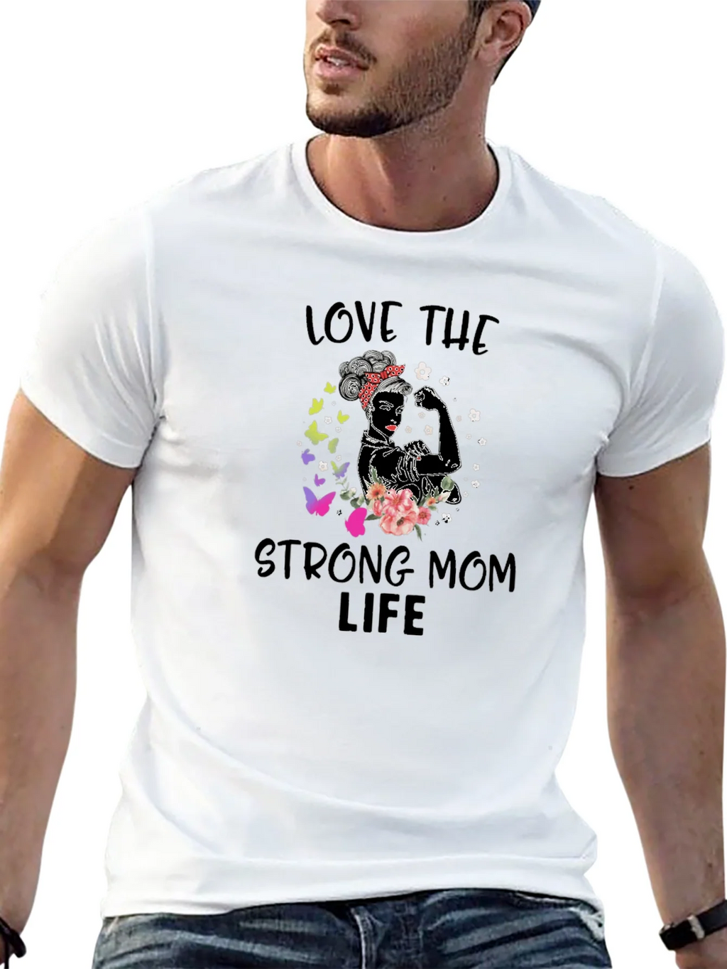 Love The Strong Mom Life T-Shirt product image 4