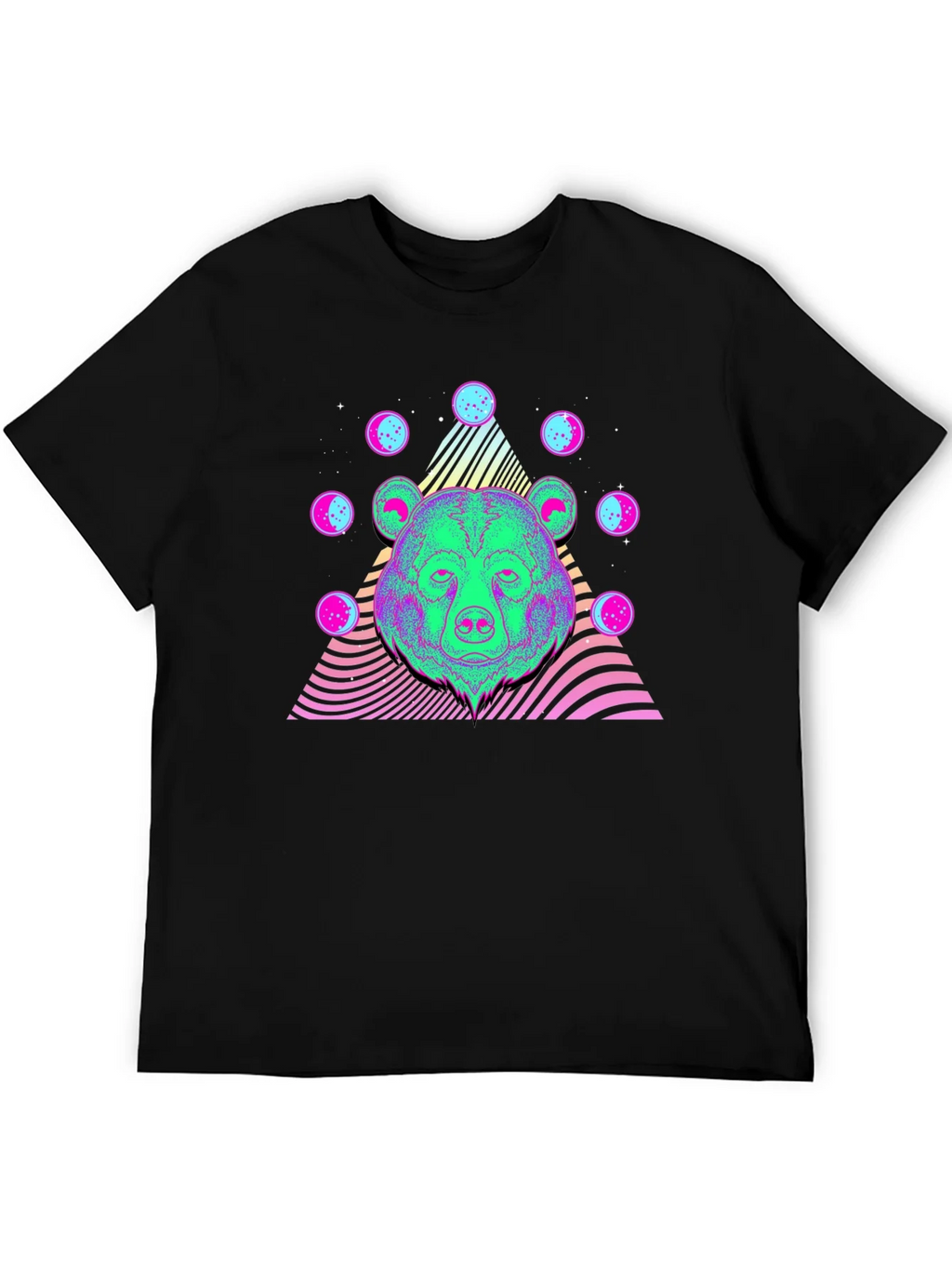 Psychedelic Bear Graphic T-Shirt product image 8