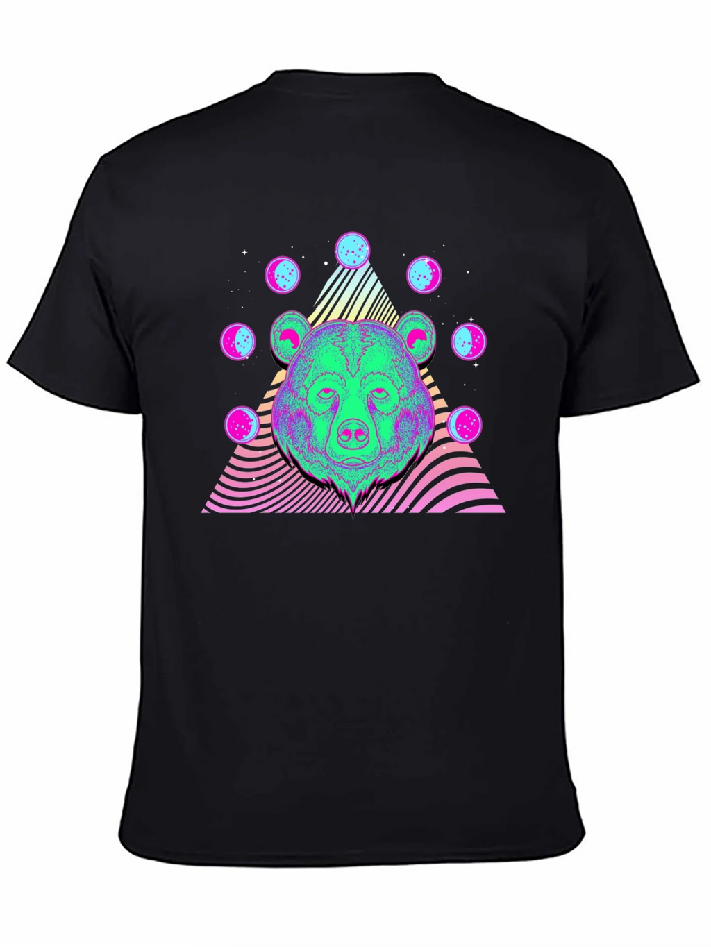 Psychedelic Bear Graphic T-Shirt product image 7