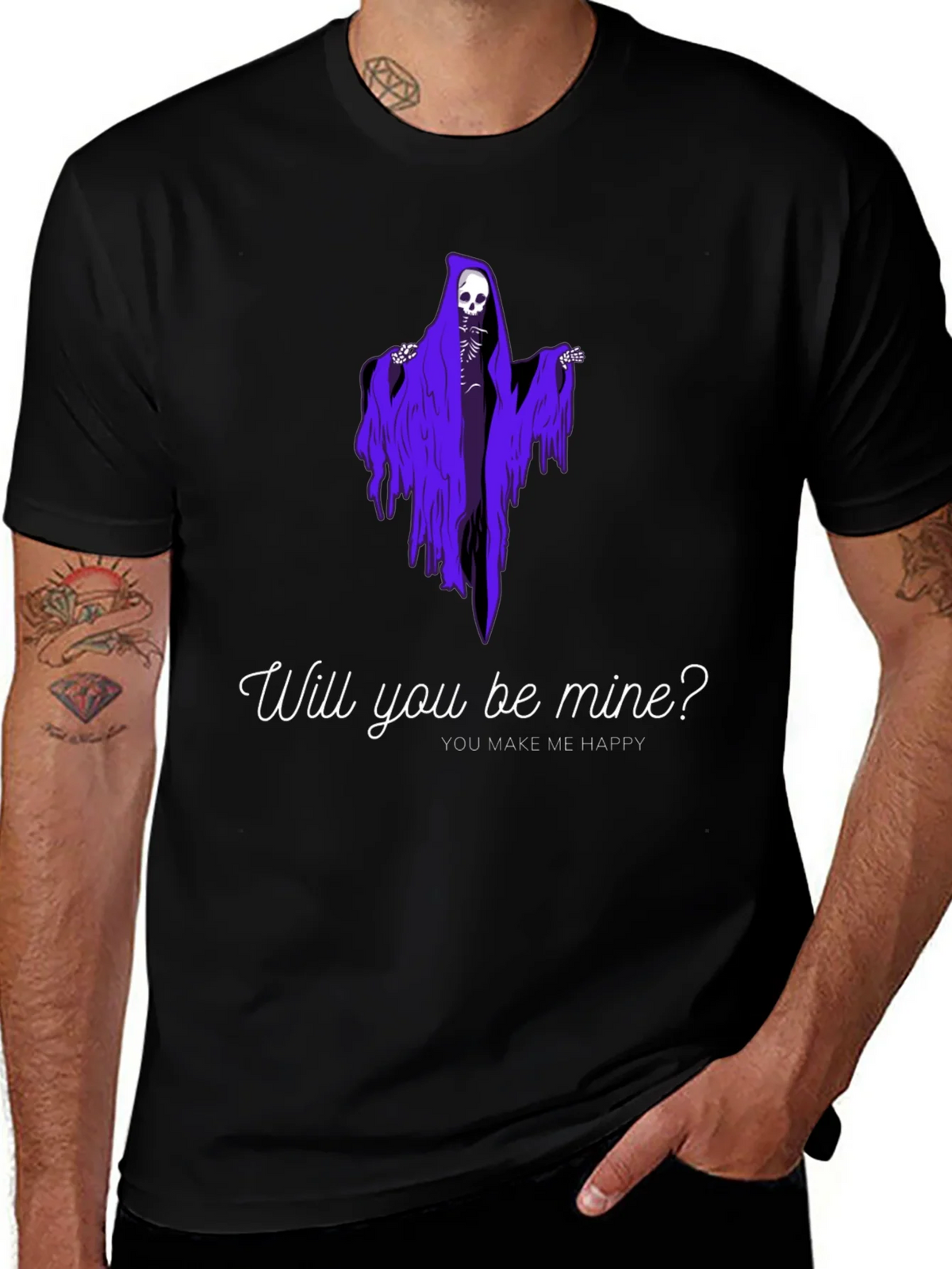 Gothic Romance T-Shirt - Will You Be Mine? product image 1