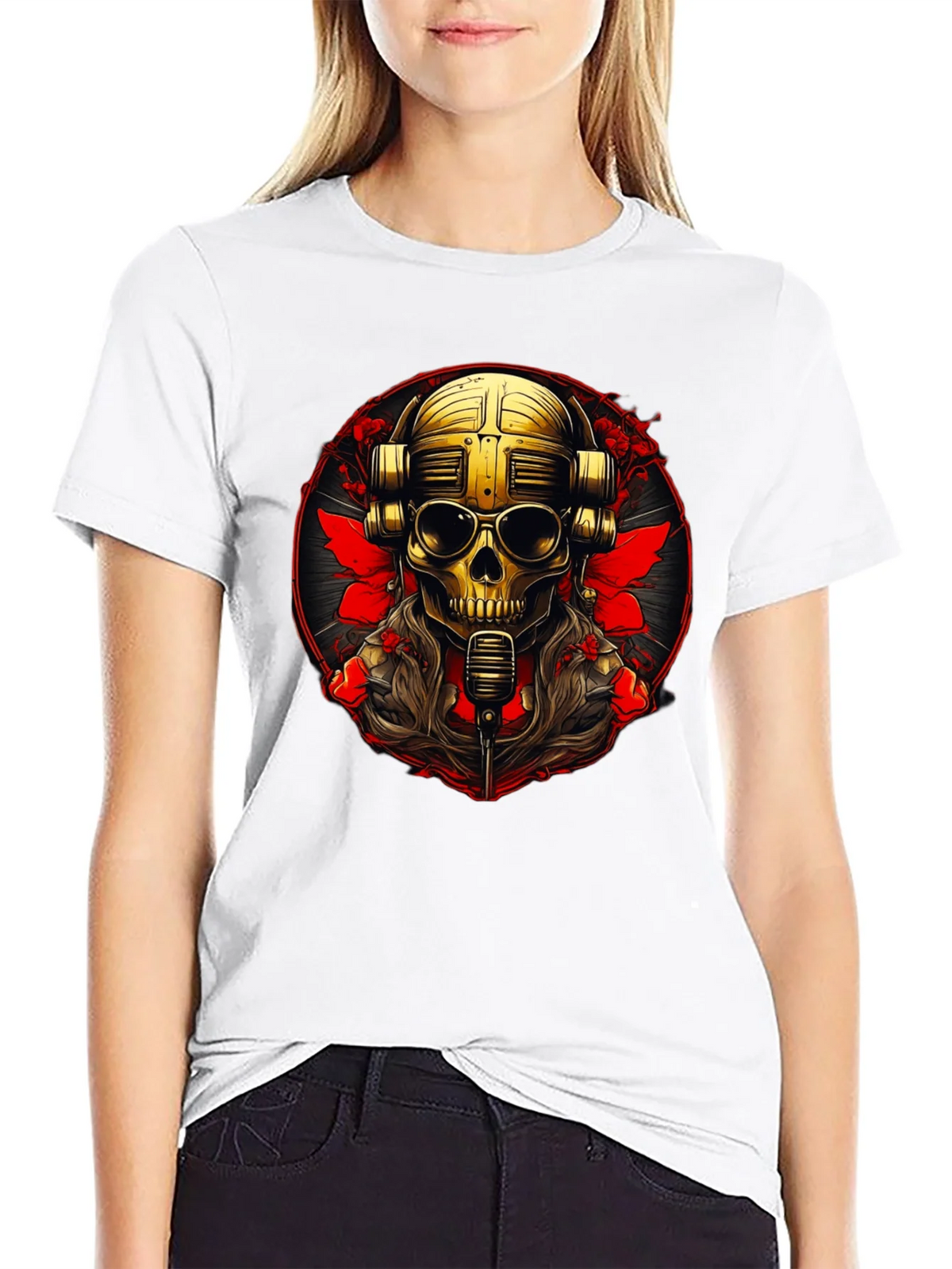 Skull DJ Graphic Tee - Rock Your Style! product image 11