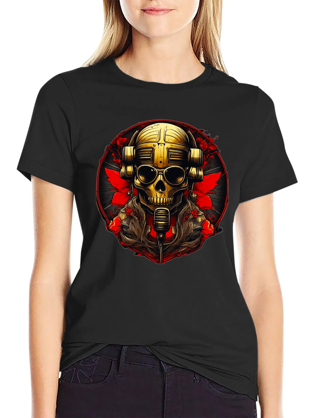 Skull DJ Graphic Tee - Rock Your Style! product image 5