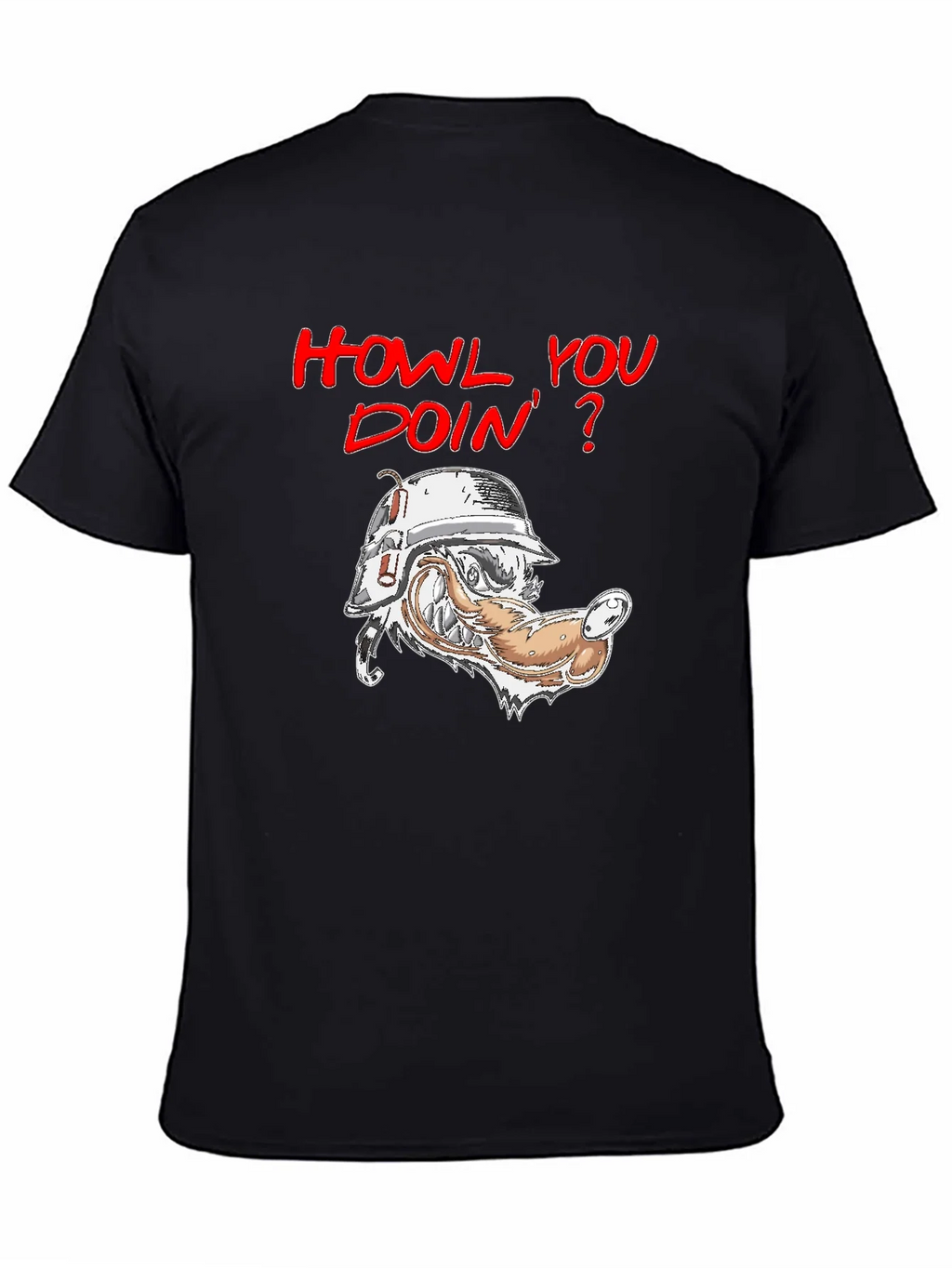 Howl You Doin T-Shirt - Wolf Humor product image 7