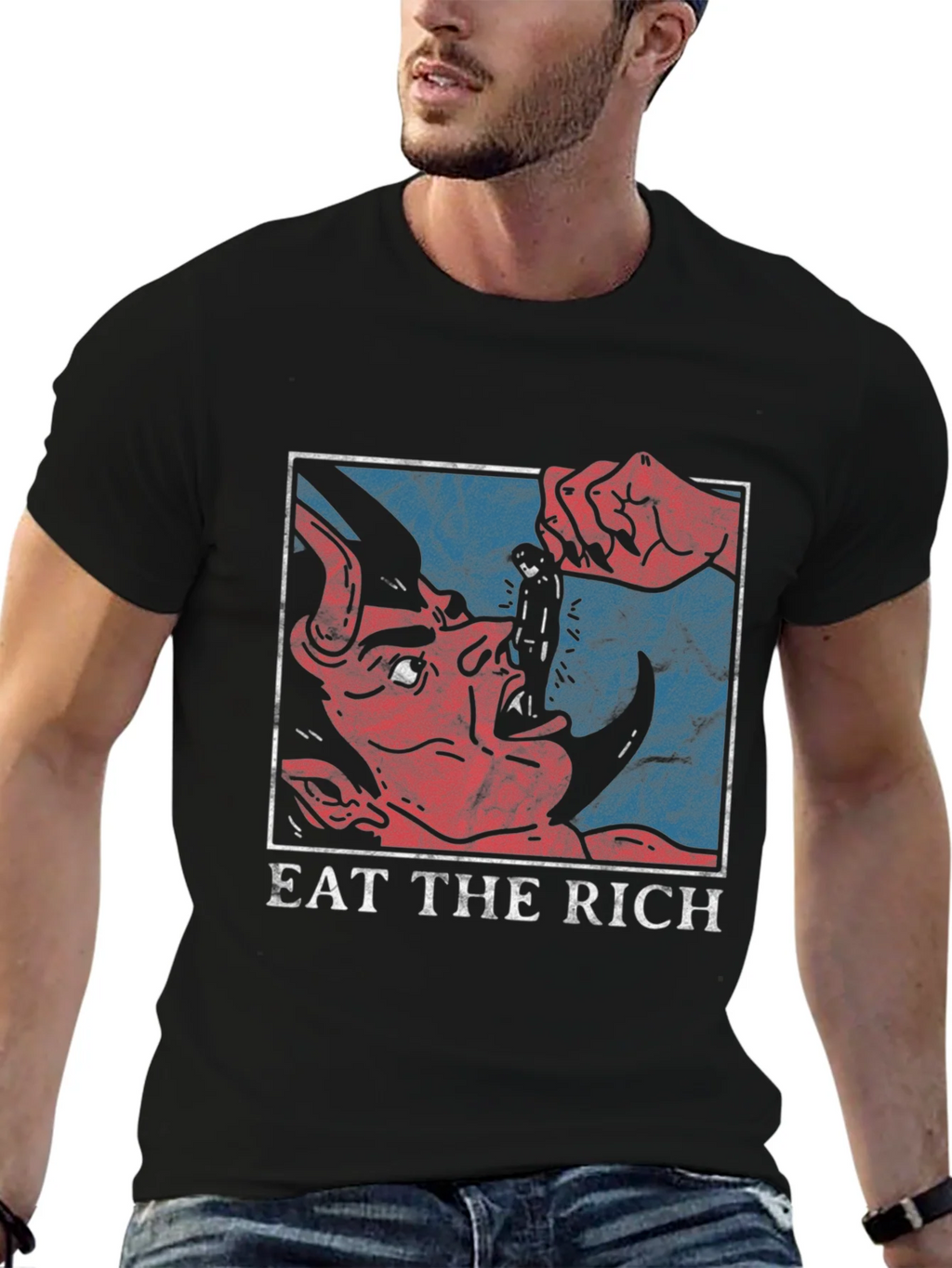 Eat the Rich Graphic T-Shirt product image 9