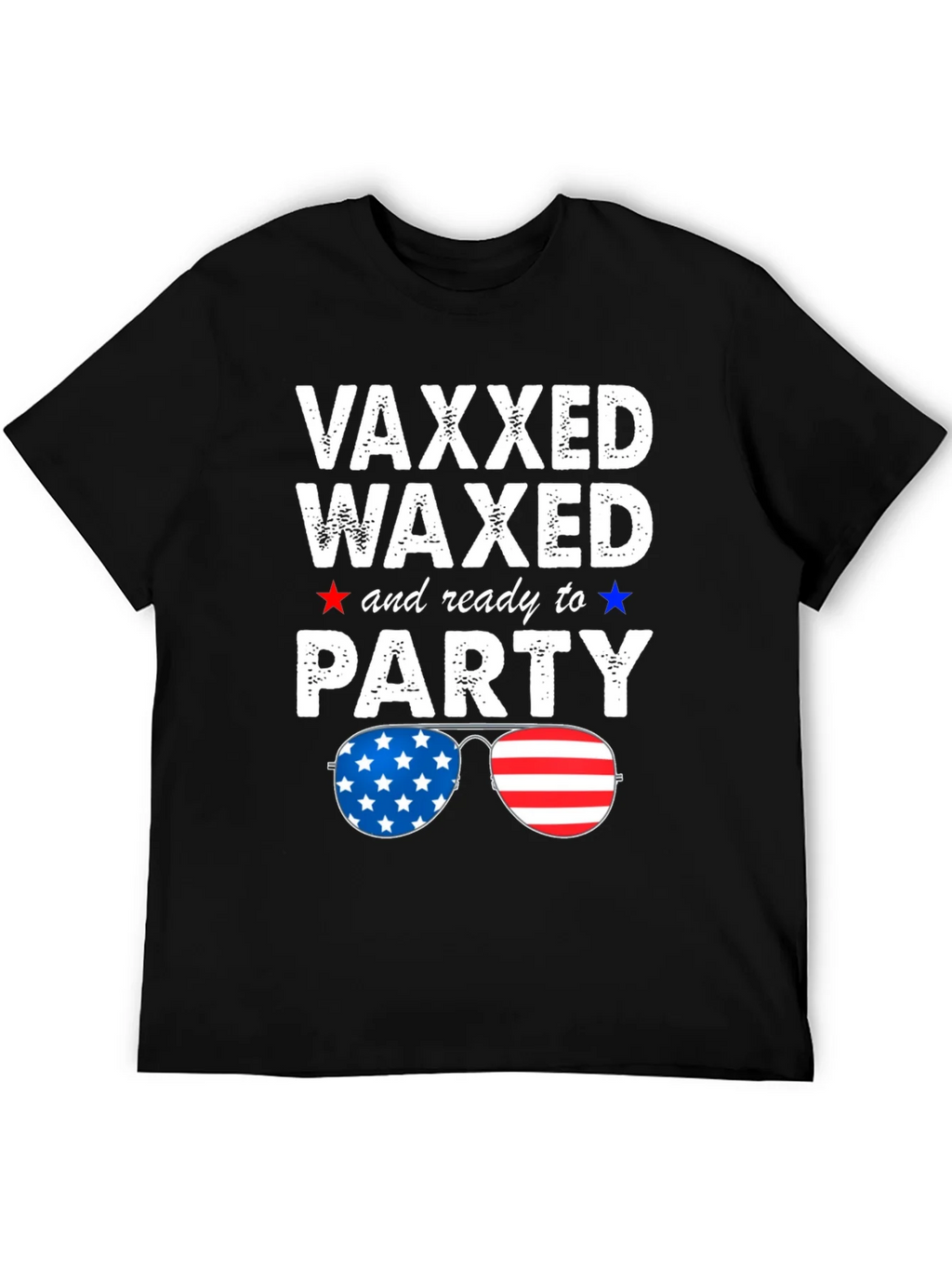 Vaxxed Waxed & Ready to Party Patriotic Tee product image 8