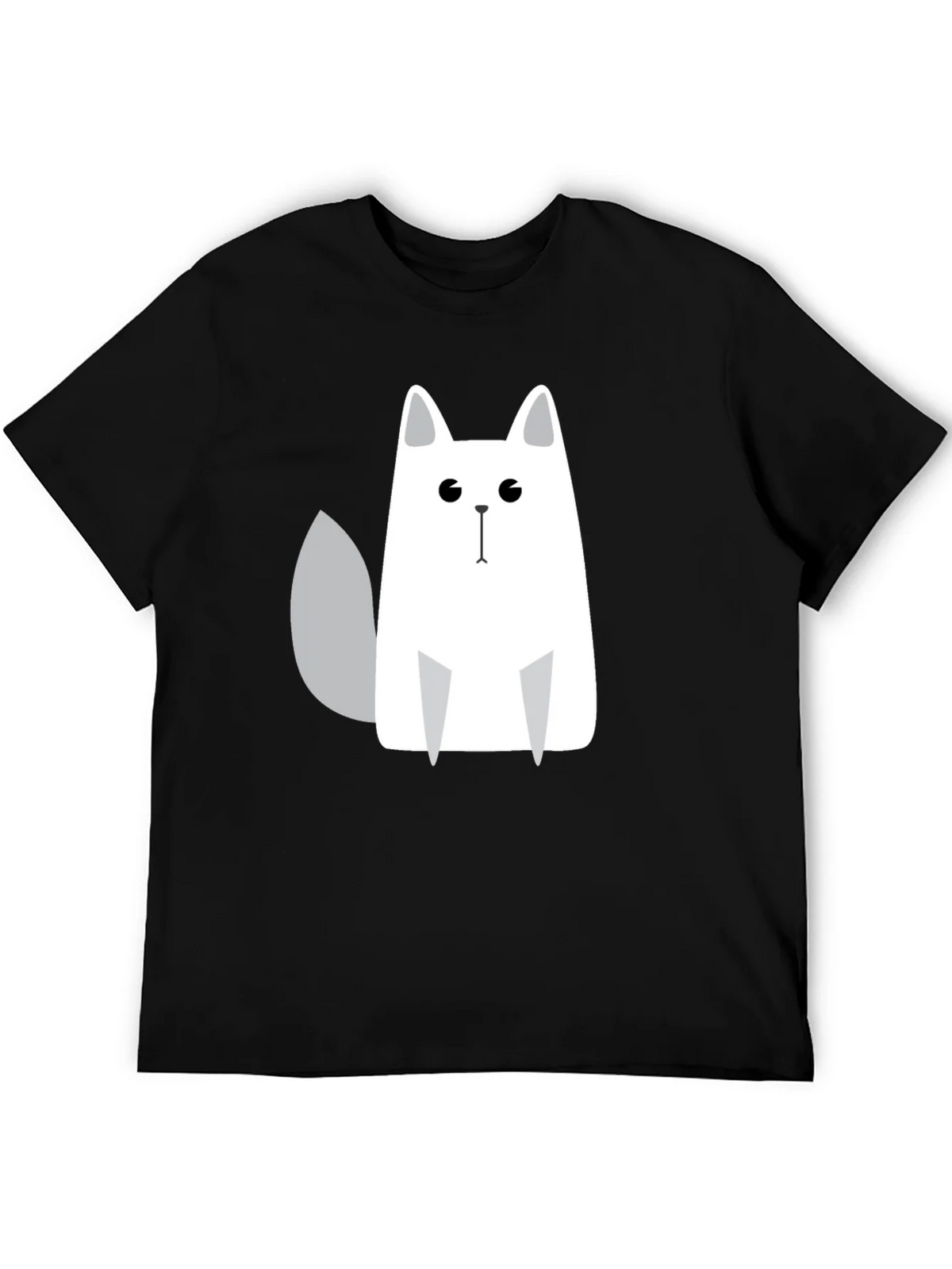 Cool Cat Graphic Print Black T-Shirt product image 8