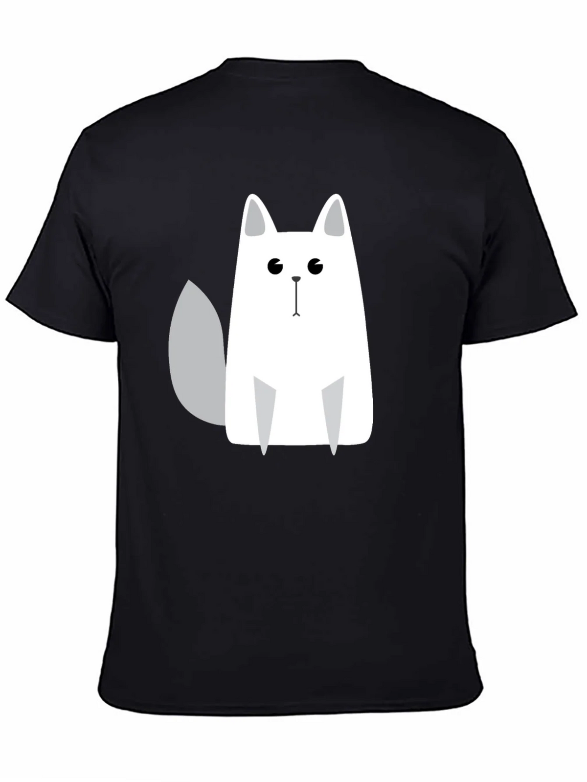 Cool Cat Graphic Print Black T-Shirt product image 7