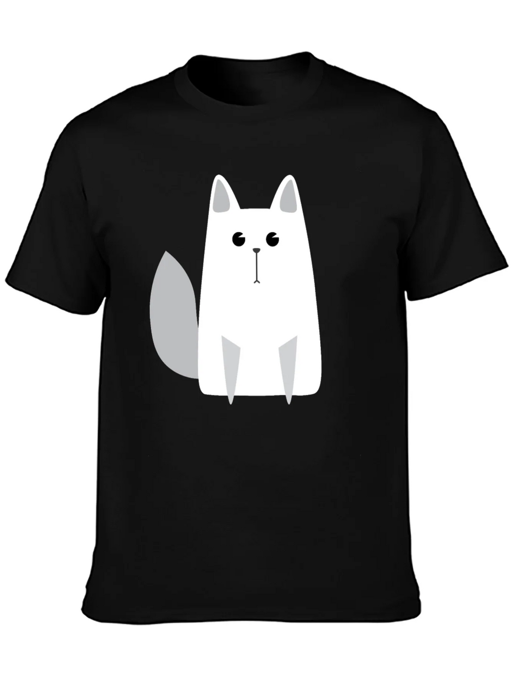 Cool Cat Graphic Print Black T-Shirt product image 6