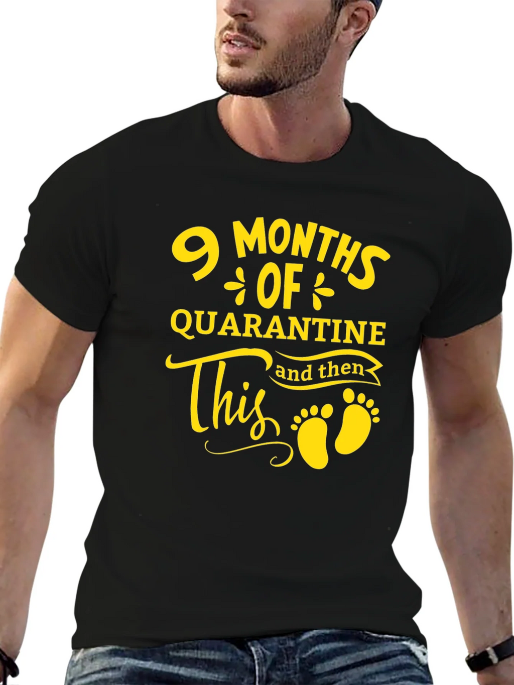 9 Months Quarantine Baby Announcement T-Shirt product image 9