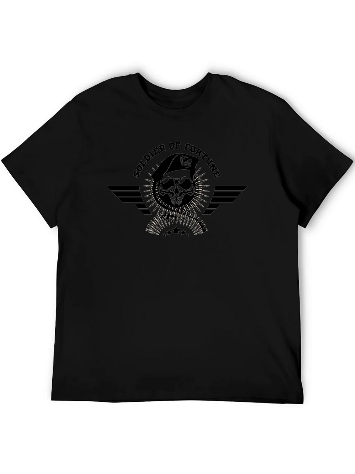 Soldier of Fortune Black T-Shirt product image 8