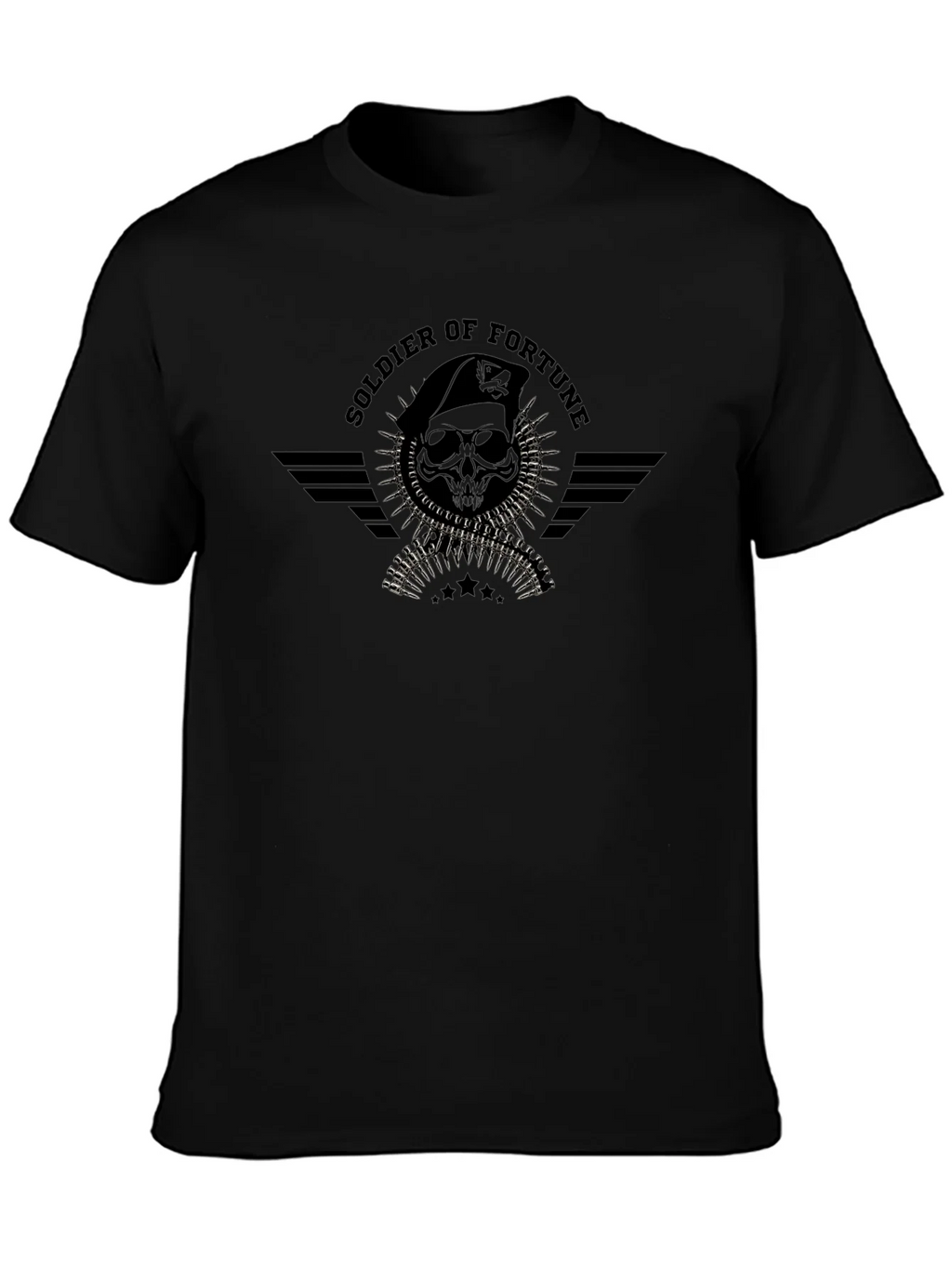 Soldier of Fortune Black T-Shirt product image 6