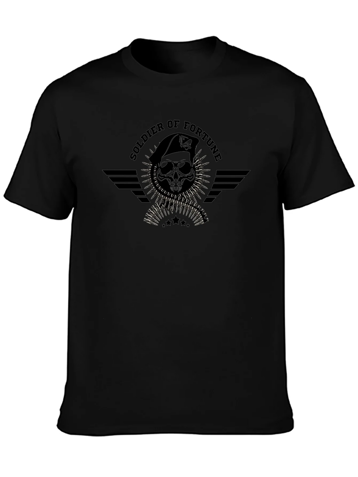 Soldier of Fortune Black T-Shirt product image 6