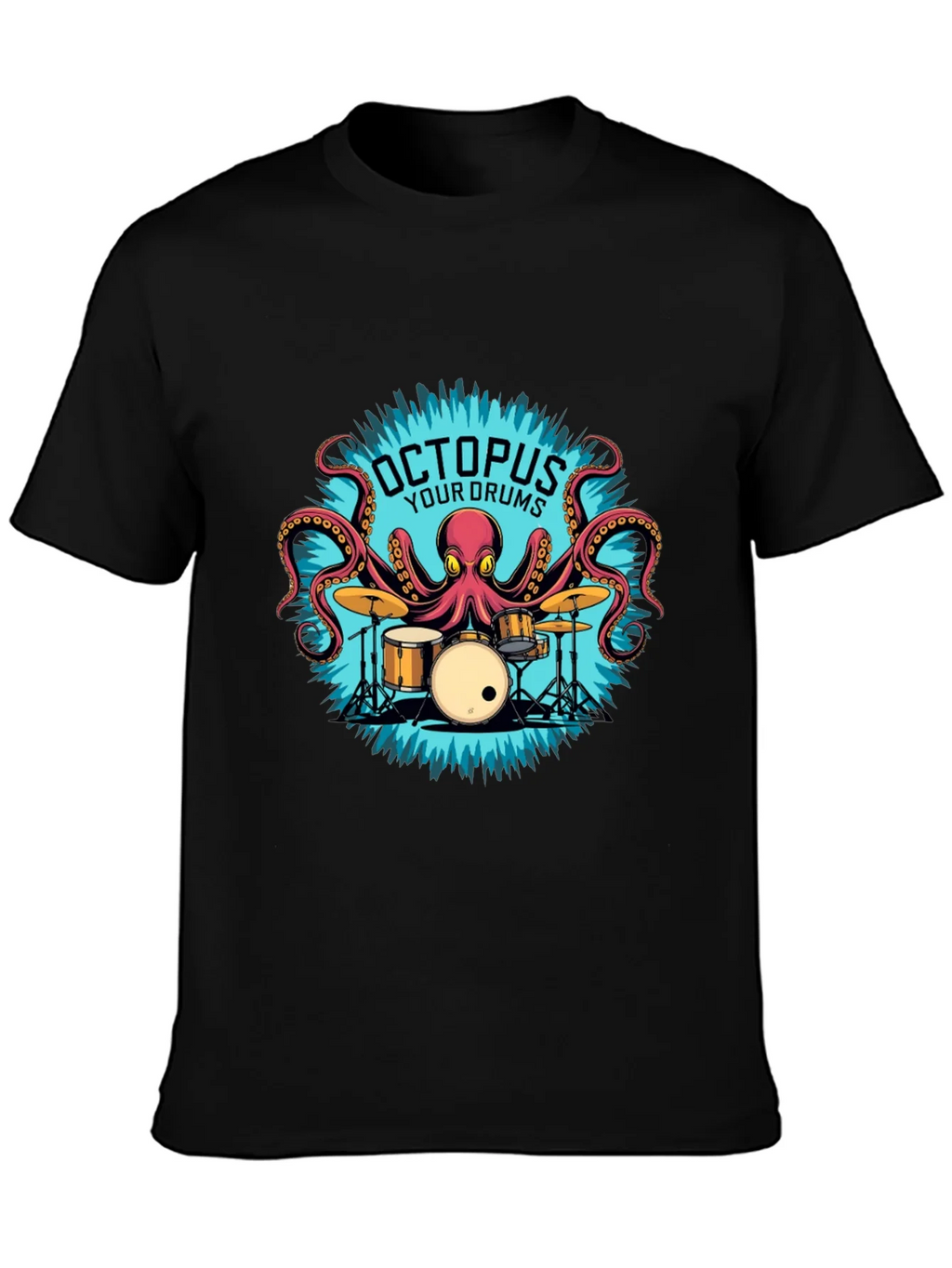 Octopus Your Drums Graphic T-Shirt - Playful Band Tee product image 6