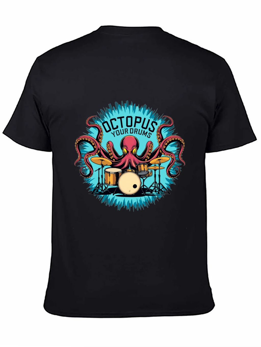 Octopus Your Drums Graphic T-Shirt - Playful Band Tee product image 7