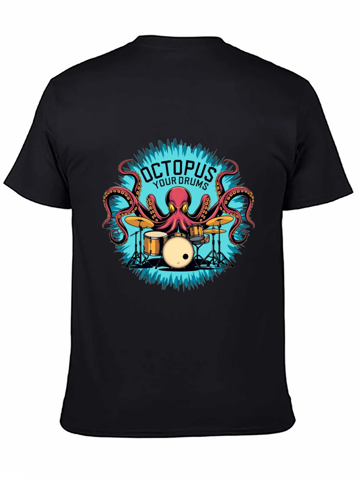 Octopus Your Drums Graphic T-Shirt - Playful Band Tee product image 7