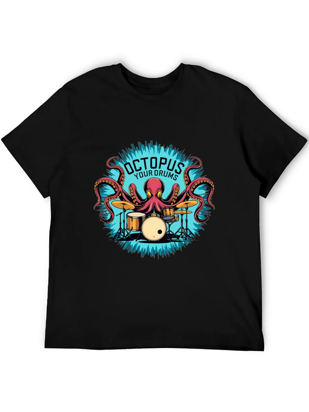 Octopus Your Drums Graphic T-Shirt - Playful Band Tee product image 8