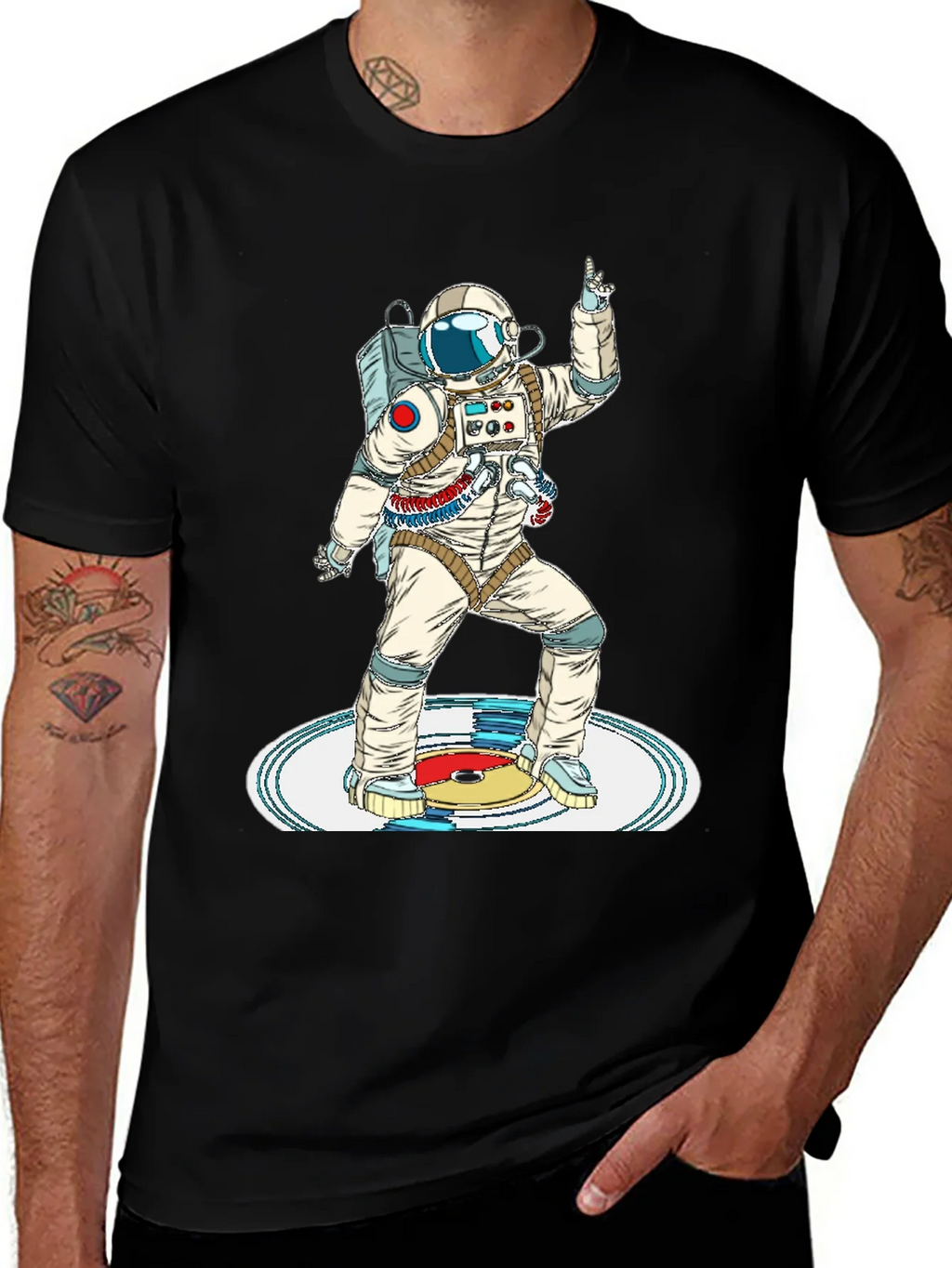 Astronaut DJ Graphic Tee product image 1