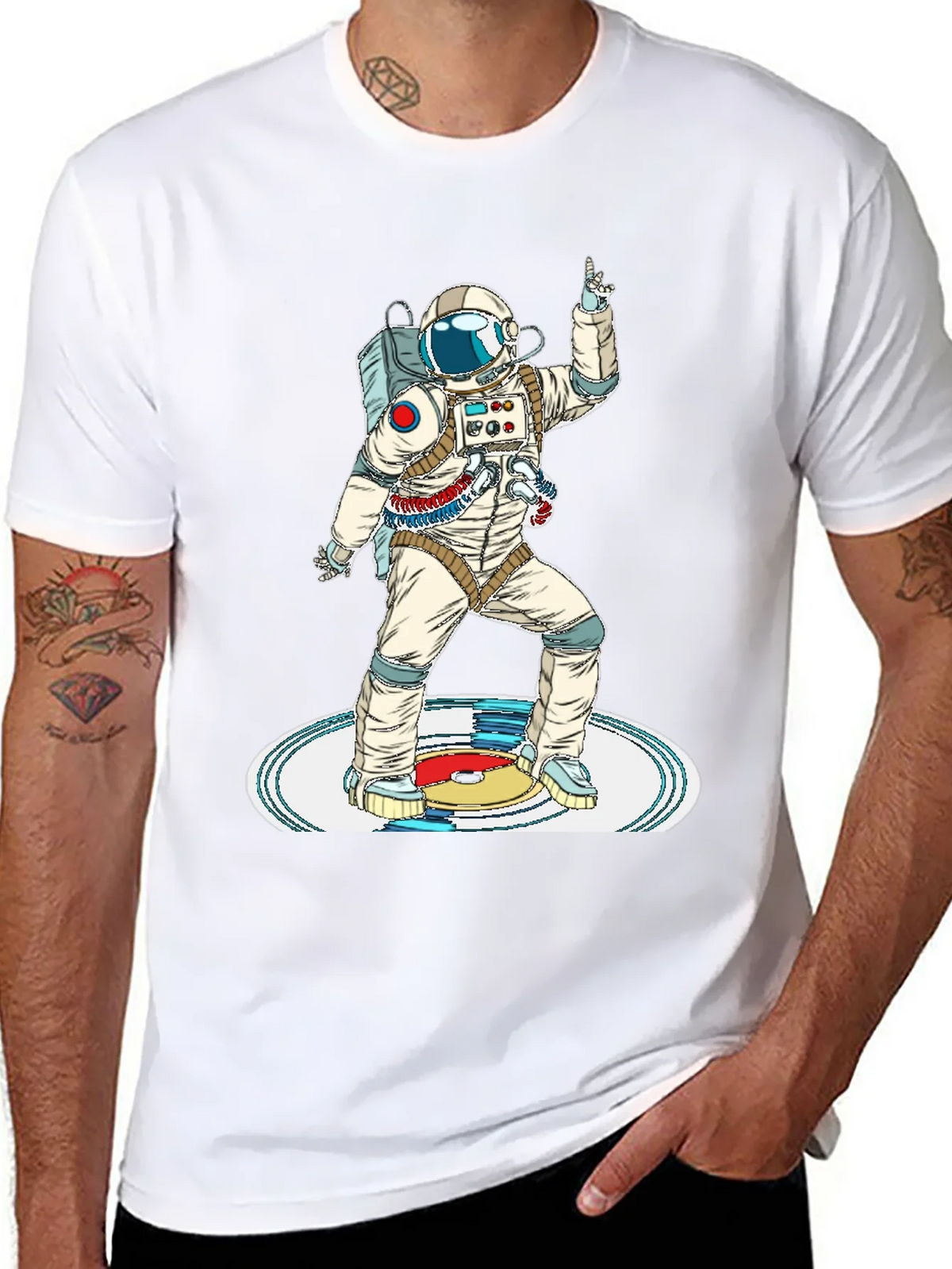 Astronaut DJ Graphic Tee product image 10