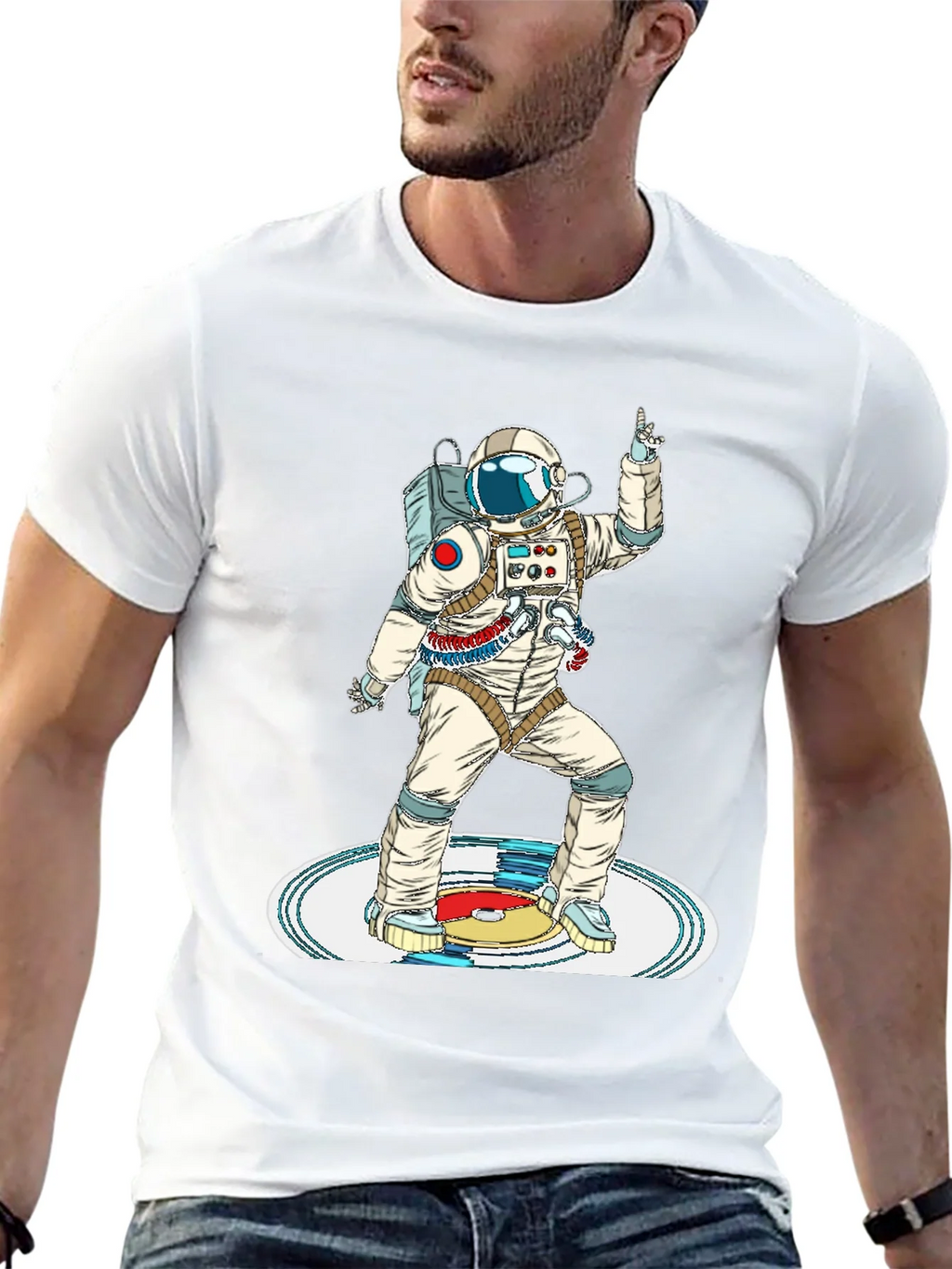 Astronaut DJ Graphic Tee product image 4