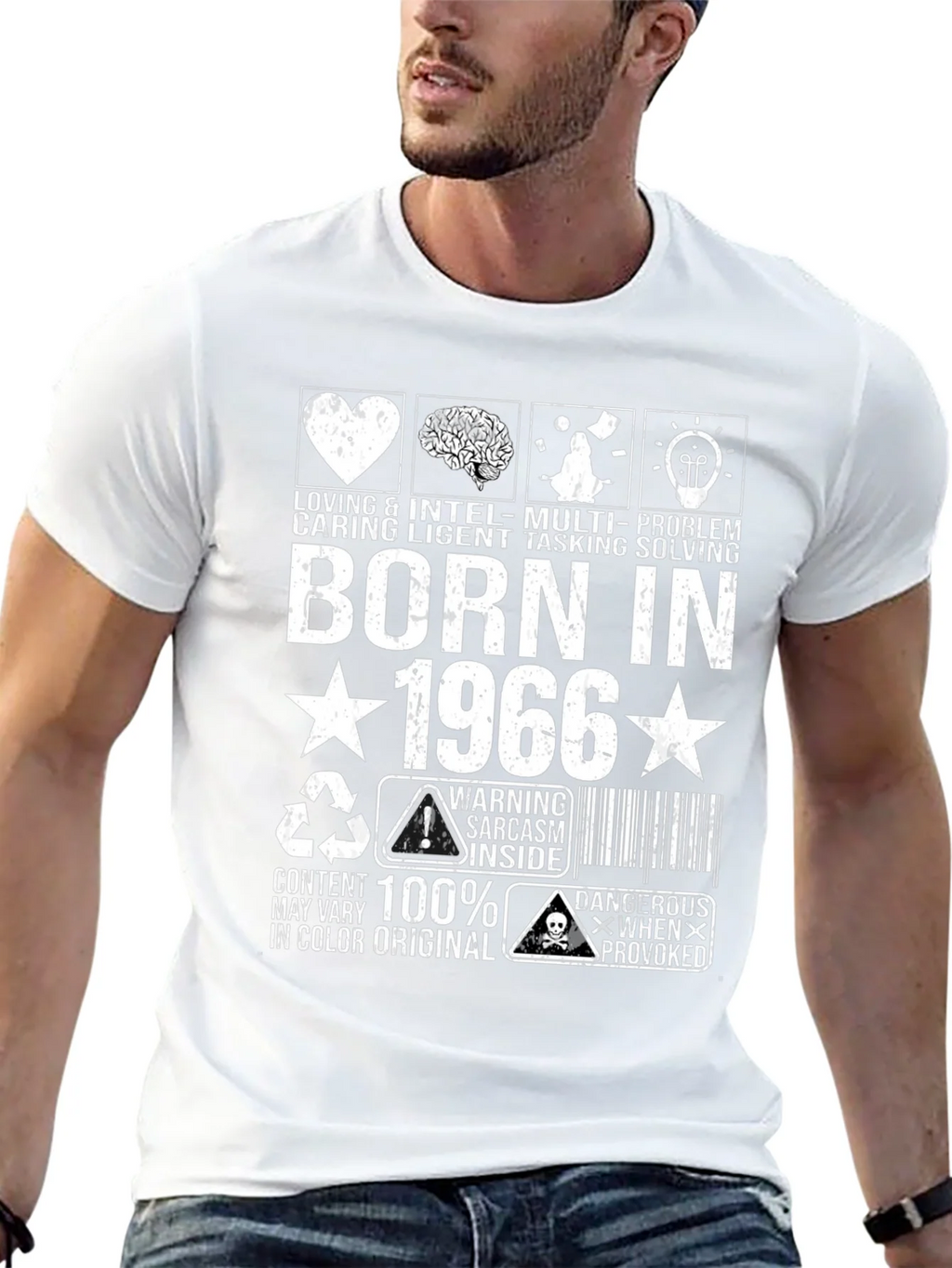 Born In 1966 T-Shirt product image 4