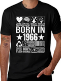 Born In 1966 T-Shirt product image 1