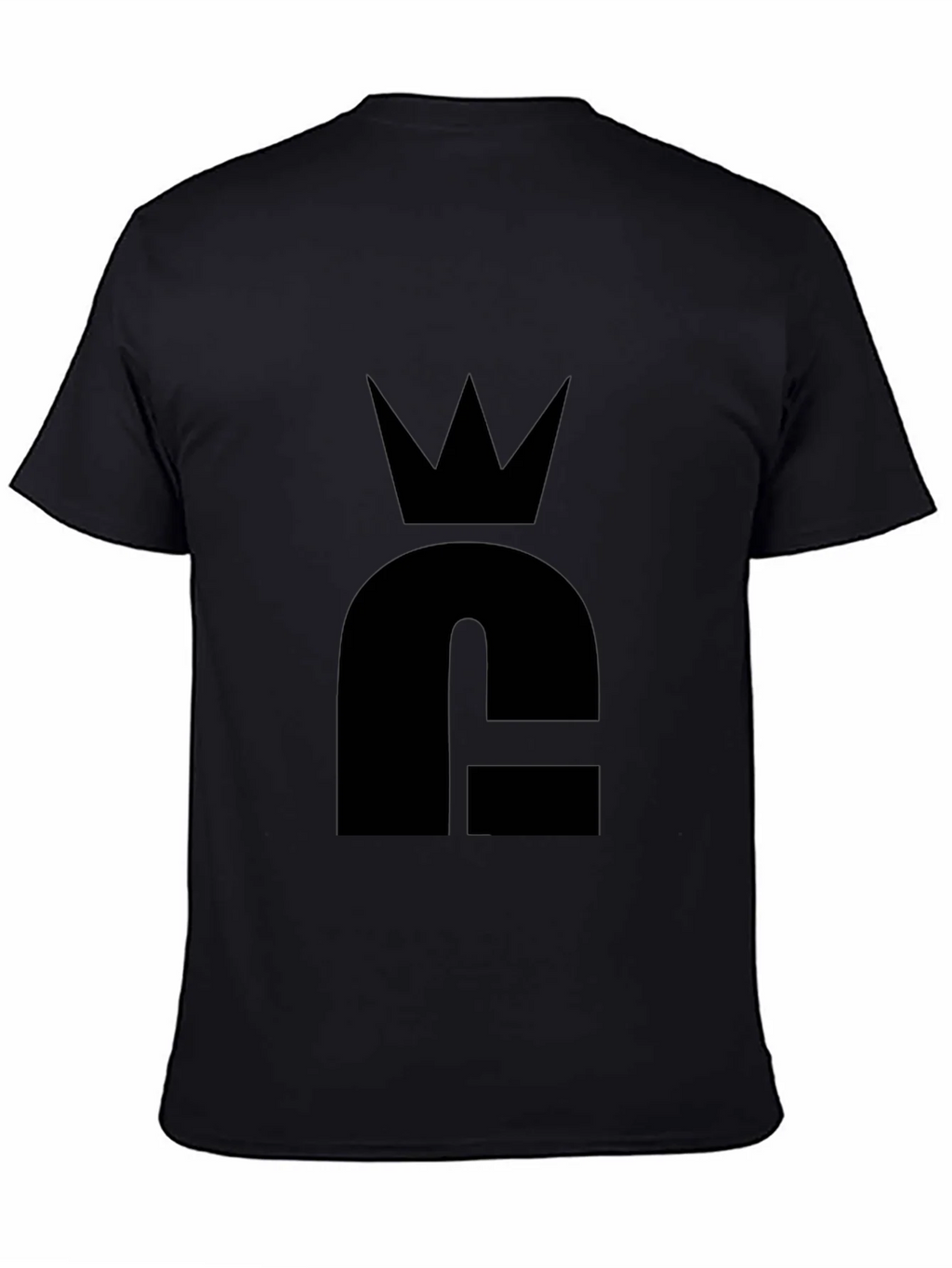 Crown Logo Black T-Shirt - Stylish & Minimalist product image 7