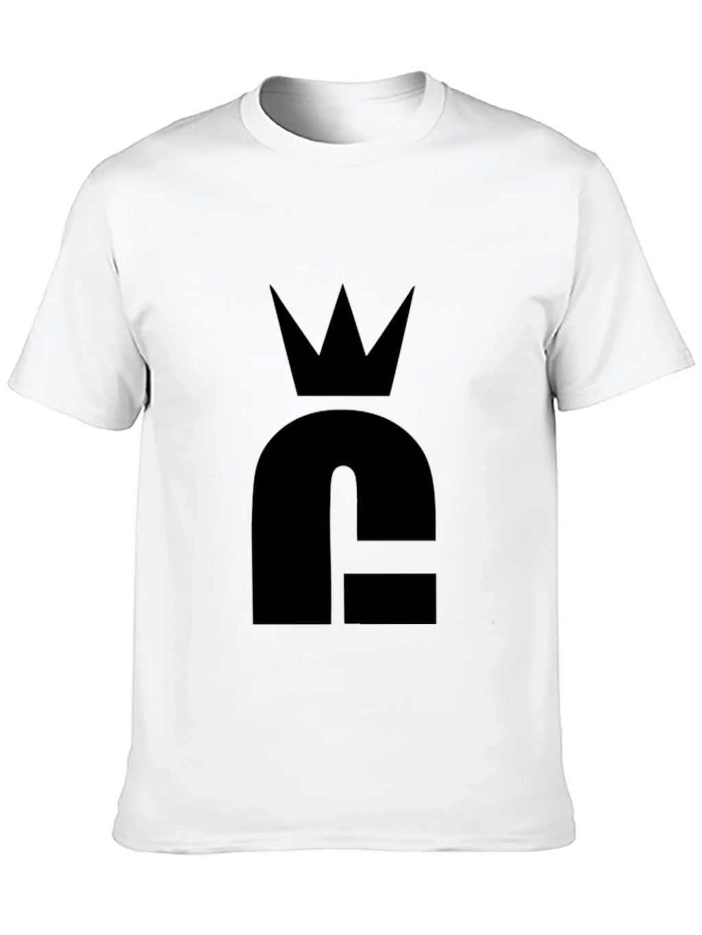 Crown Logo Black T-Shirt - Stylish & Minimalist product image 12