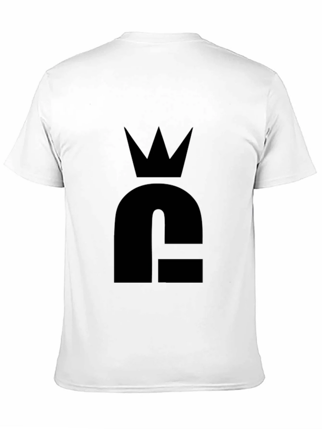 Crown Logo Black T-Shirt - Stylish & Minimalist product image 2