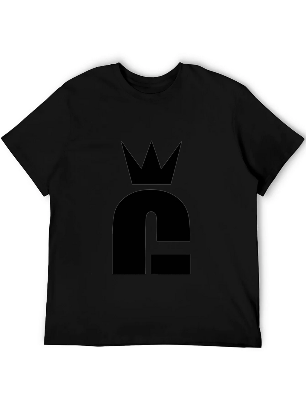 Crown Logo Black T-Shirt - Stylish & Minimalist product image 8