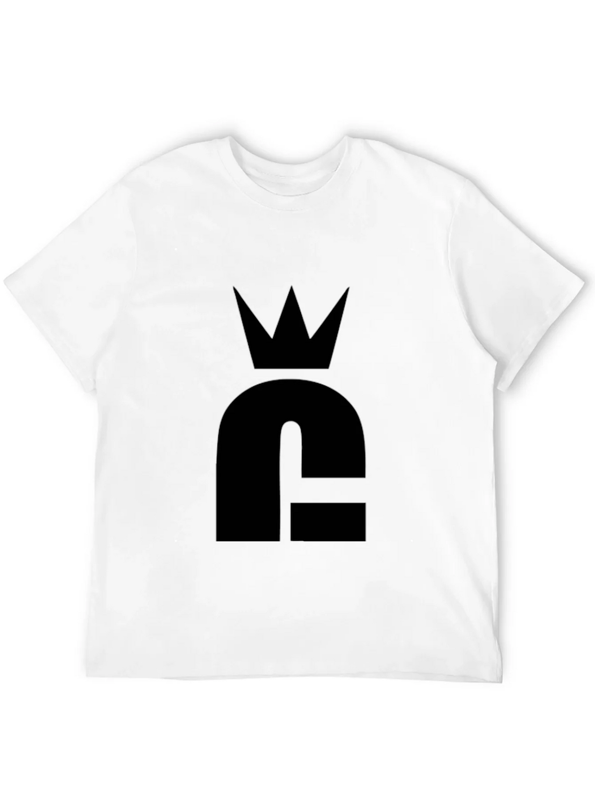 Crown Logo Black T-Shirt - Stylish & Minimalist product image 3