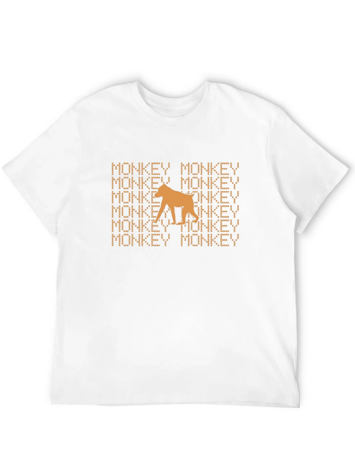 Monkey Graphic Tee - Black Cotton T-Shirt product image 3