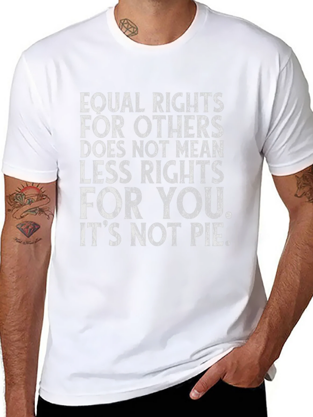 Equal Rights T-Shirt - Its Not Pie - Unisex product image 10