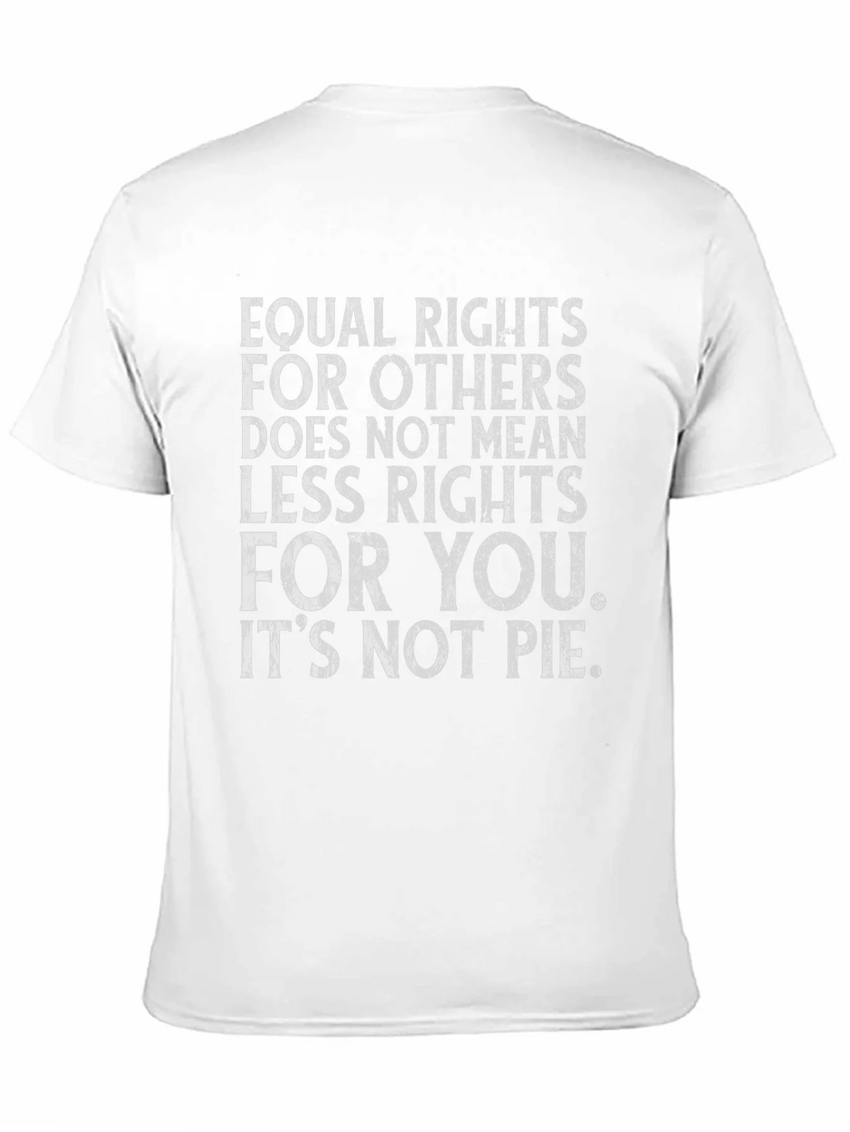 Equal Rights T-Shirt - Its Not Pie - Unisex product image 2