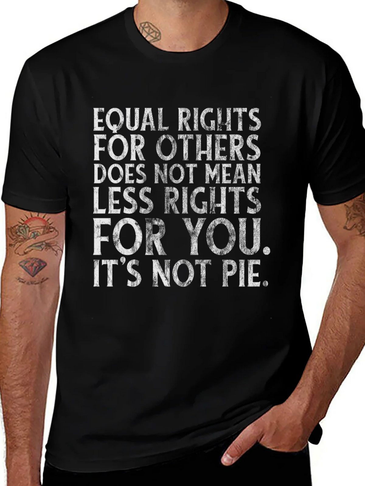 Equal Rights T-Shirt - Its Not Pie - Unisex product image 1