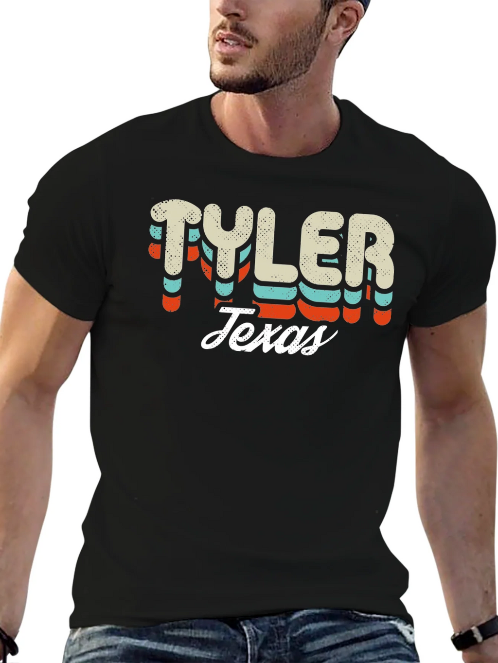 Retro Tyler Texas Graphic T-Shirt product image 9
