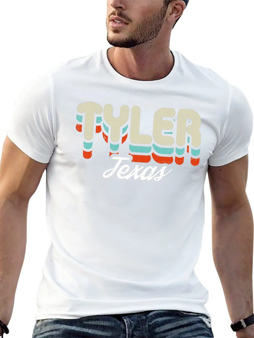 Retro Tyler Texas Graphic T-Shirt product image 4