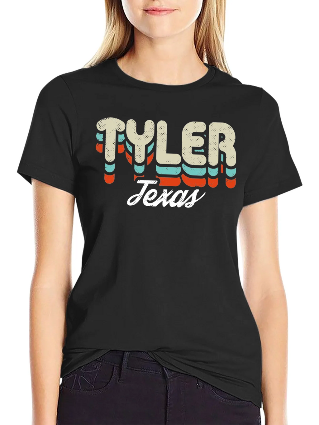 Retro Tyler Texas Graphic T-Shirt product image 5