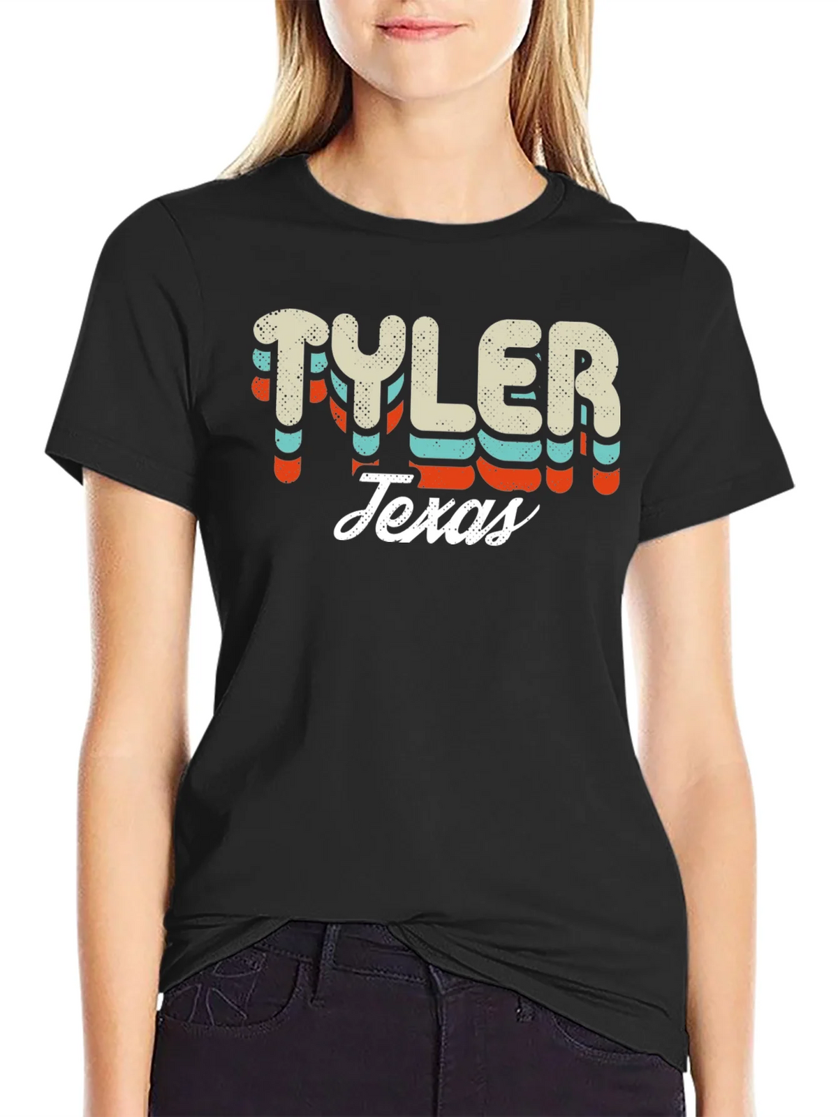 Retro Tyler Texas Graphic T-Shirt product image 5