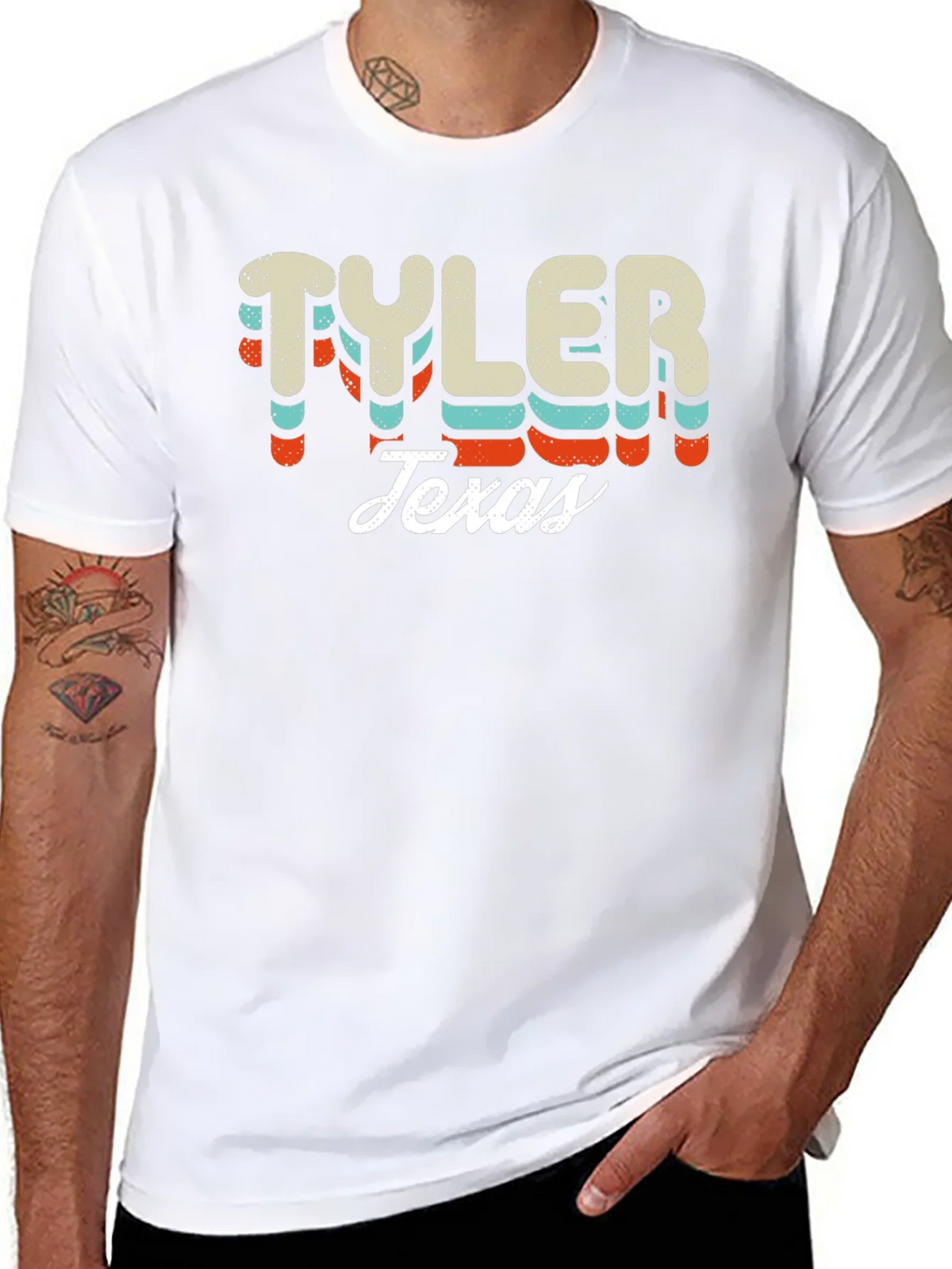 Retro Tyler Texas Graphic T-Shirt product image 10