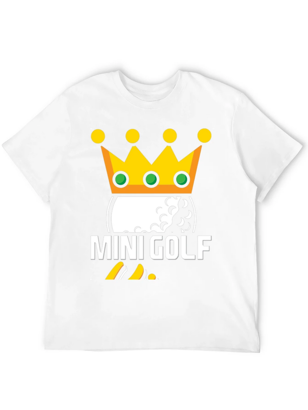 Mini Golf King T-Shirt | Novelty Golfing Tee product image 3
