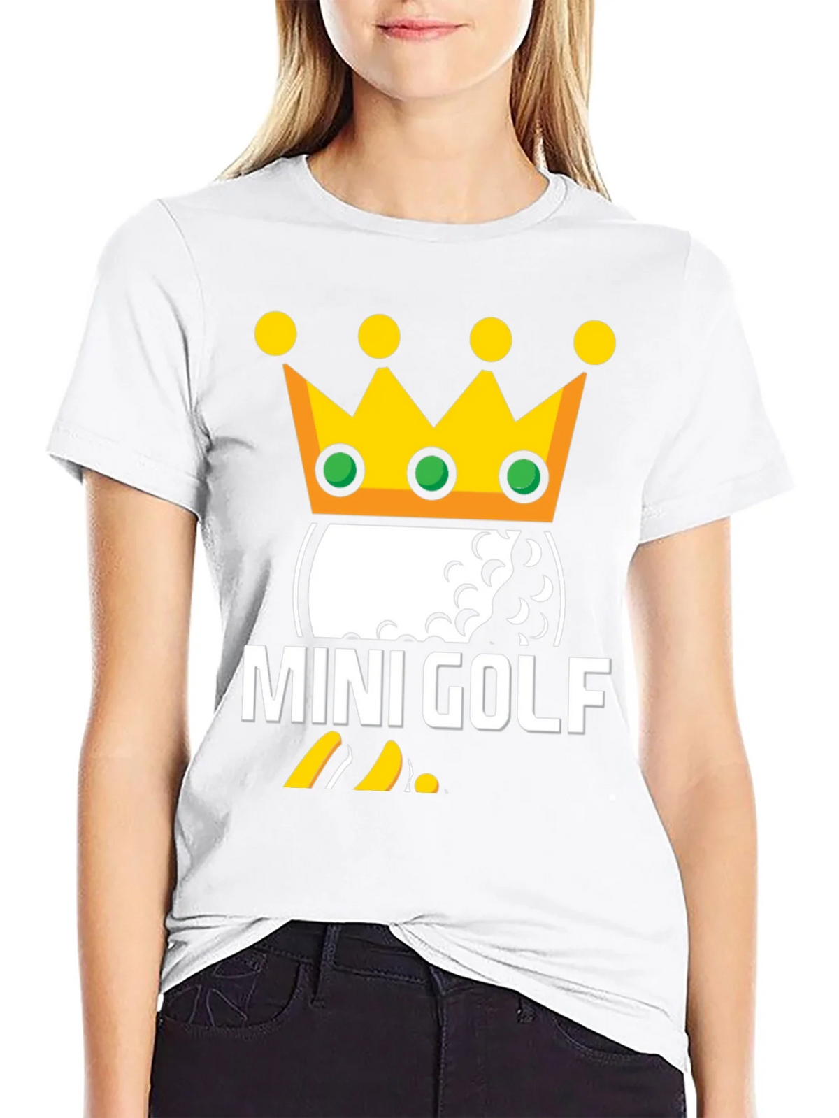 Mini Golf King T-Shirt | Novelty Golfing Tee product image 11