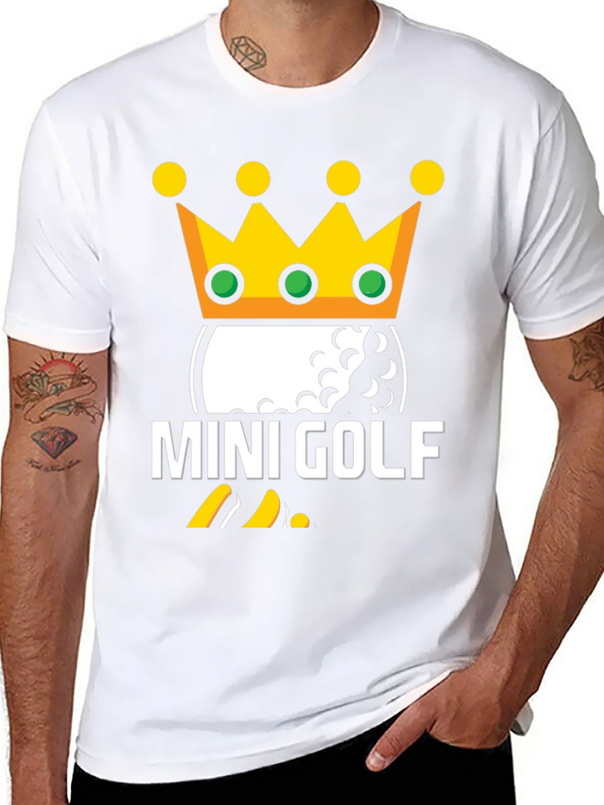 Mini Golf King T-Shirt | Novelty Golfing Tee product image 10