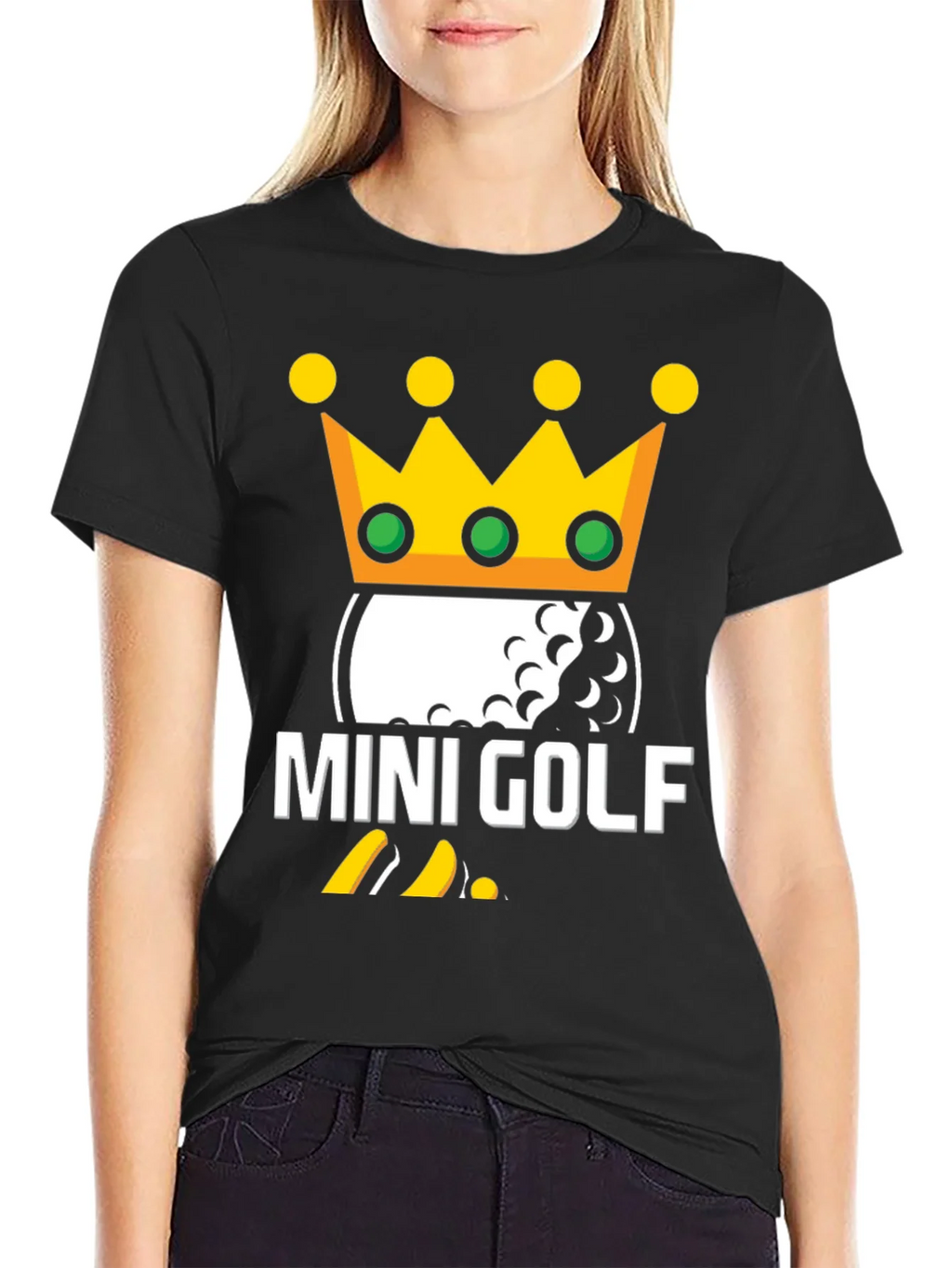 Mini Golf King T-Shirt | Novelty Golfing Tee product image 5