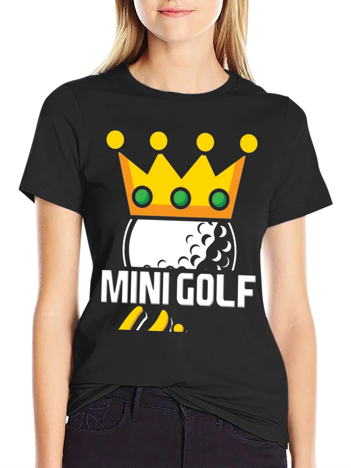 Mini Golf King T-Shirt | Novelty Golfing Tee product image 5