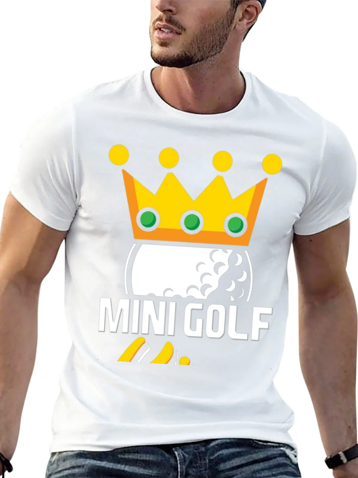 Mini Golf King T-Shirt | Novelty Golfing Tee product image 4