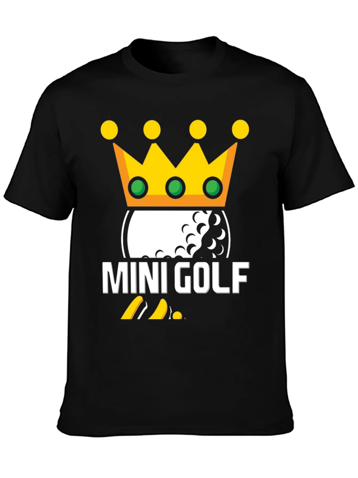 Mini Golf King T-Shirt | Novelty Golfing Tee product image 6